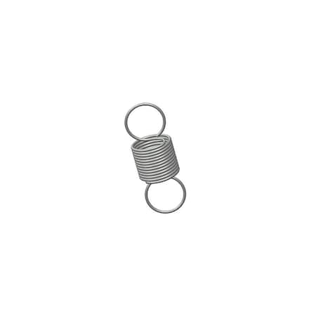 Extension Spring, O=1.250, L= 3.50, W= .085